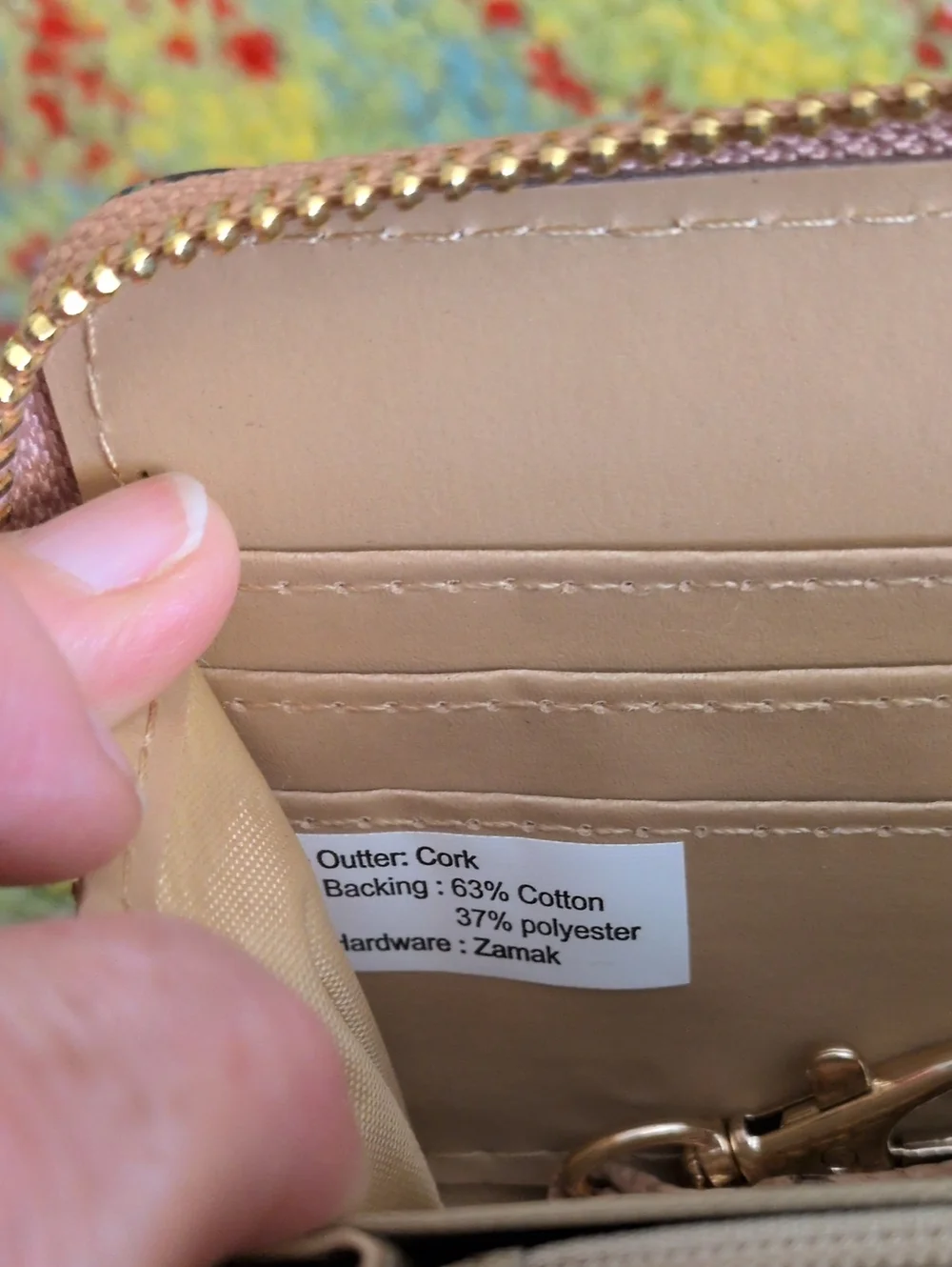 Cork Zip-Around Wallet - Free With Bundle!